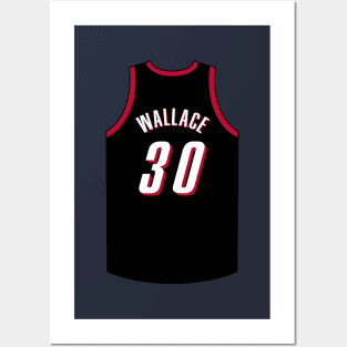 Rasheed Wallace Portland Jersey Qiangy Posters and Art